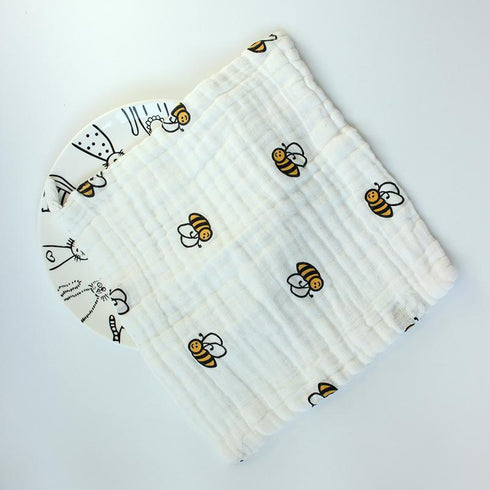 Baby 6-layer gauze saliva towel cotton bath towel